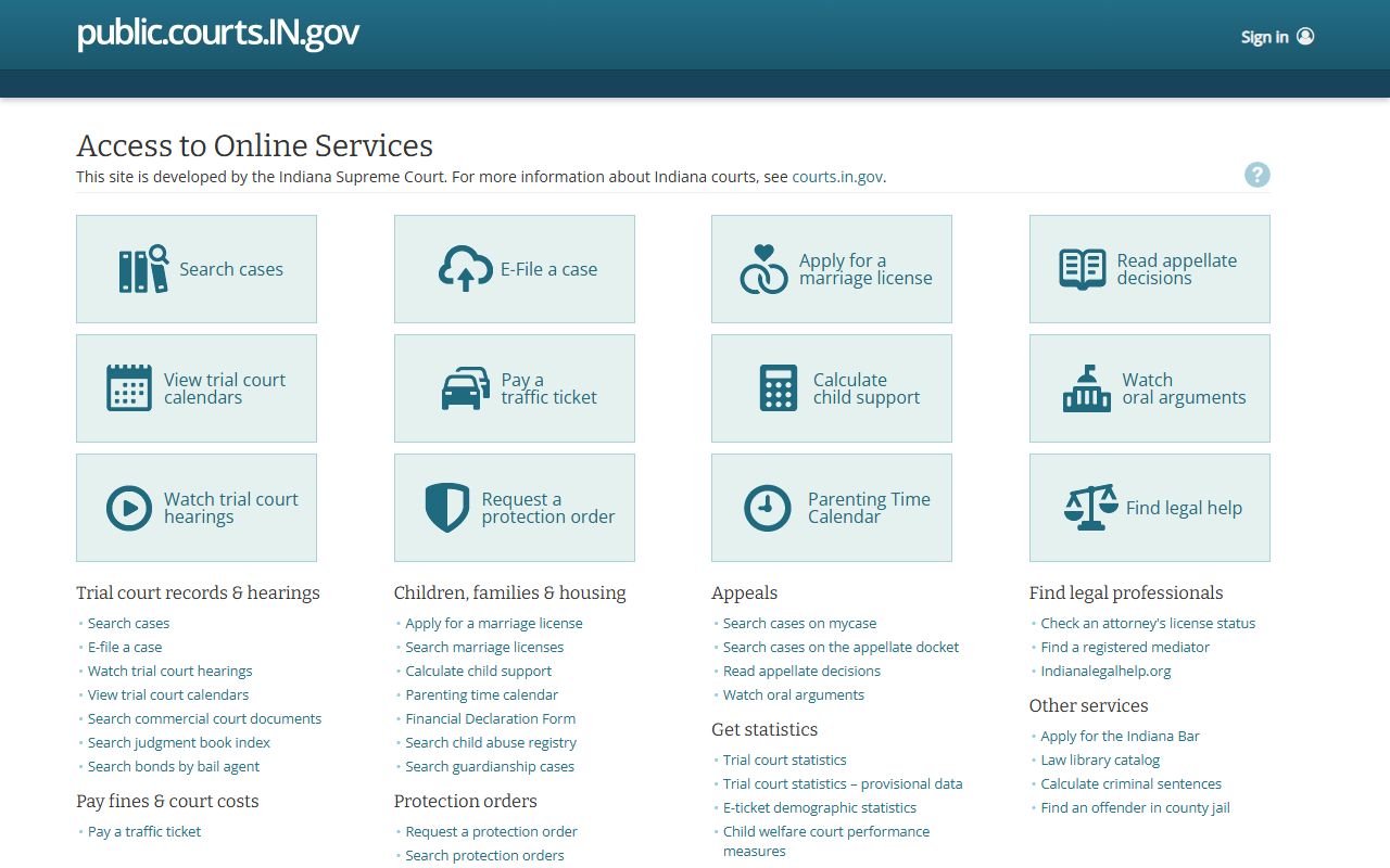Gibson County Indiana Public Access portal for traffic ticket records