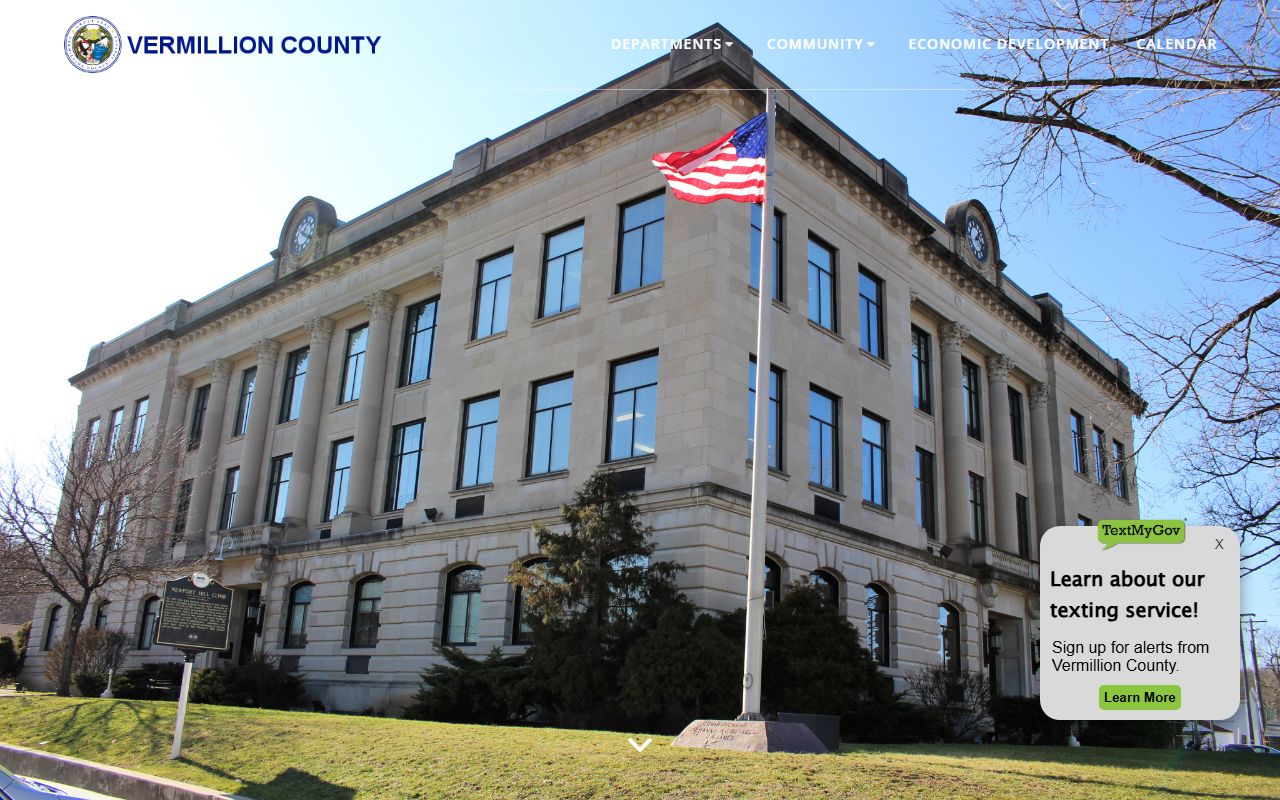 Vermillion County Indiana official government website